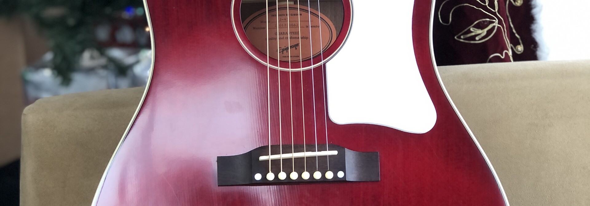 Epiphone J-45 Exclusive WIne Red