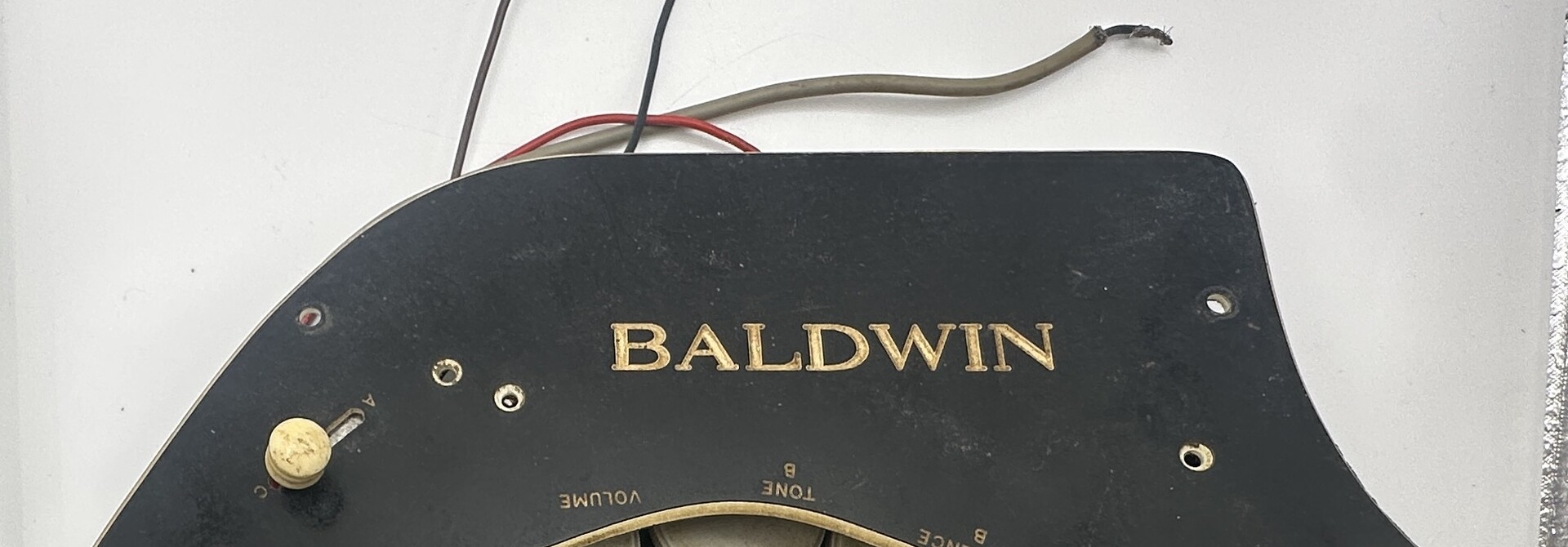 1966 Baldwin Vibraslim Pickguard with Electronics (parts)