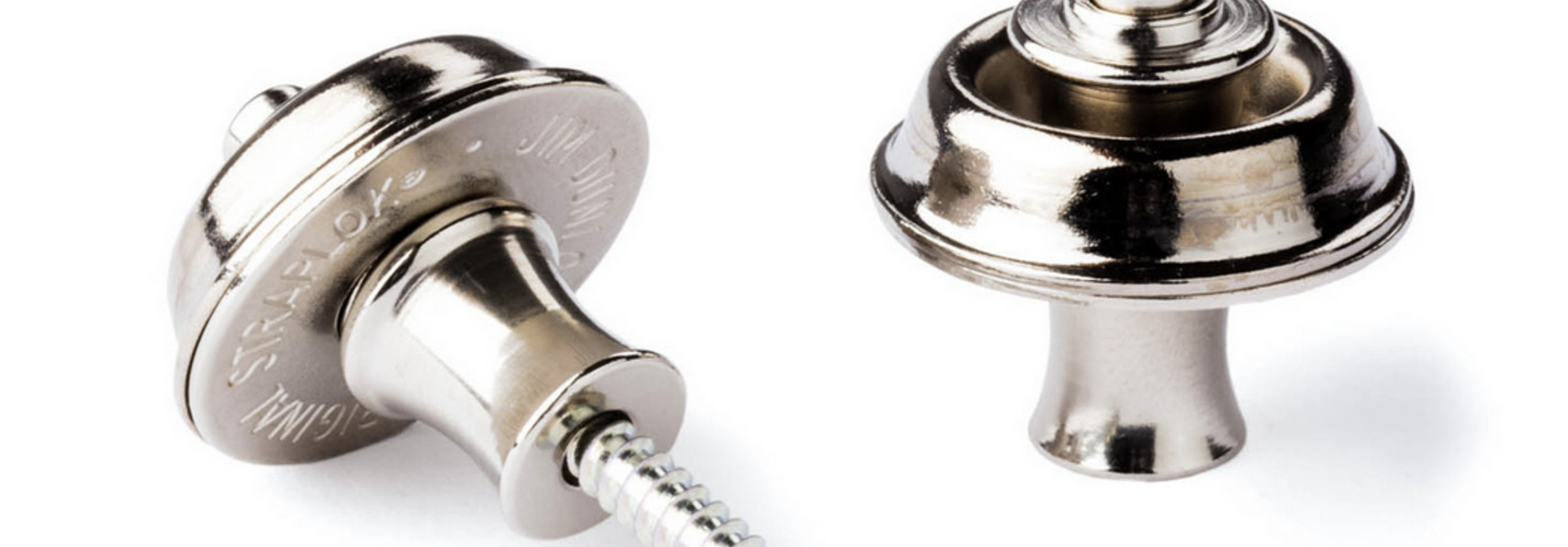 Dunlop StrapLok Strap Retainers Original- Nickel
