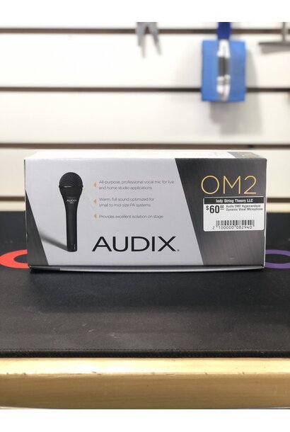 Audix OM2 Hypercardioid Dynamic Vocal Microphone
