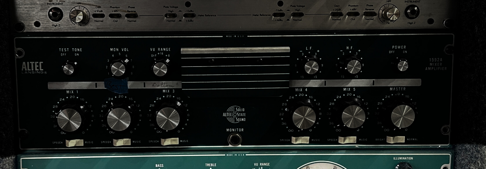 Altec 1567A Mic Preamp 5x1 (3 tubes)