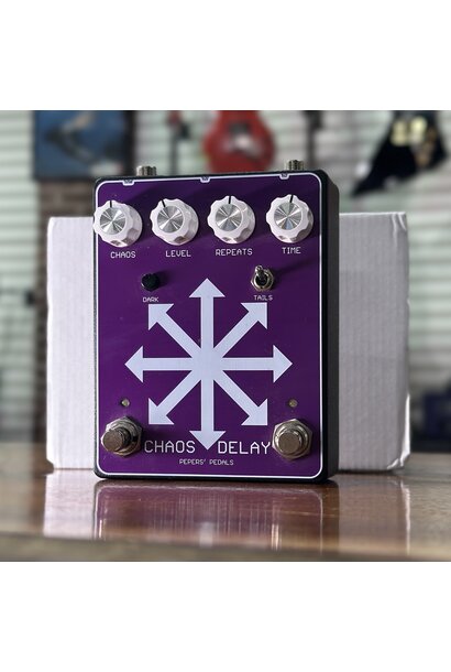Pepers Pedals Chaos Delay  V2 - LTD Purple