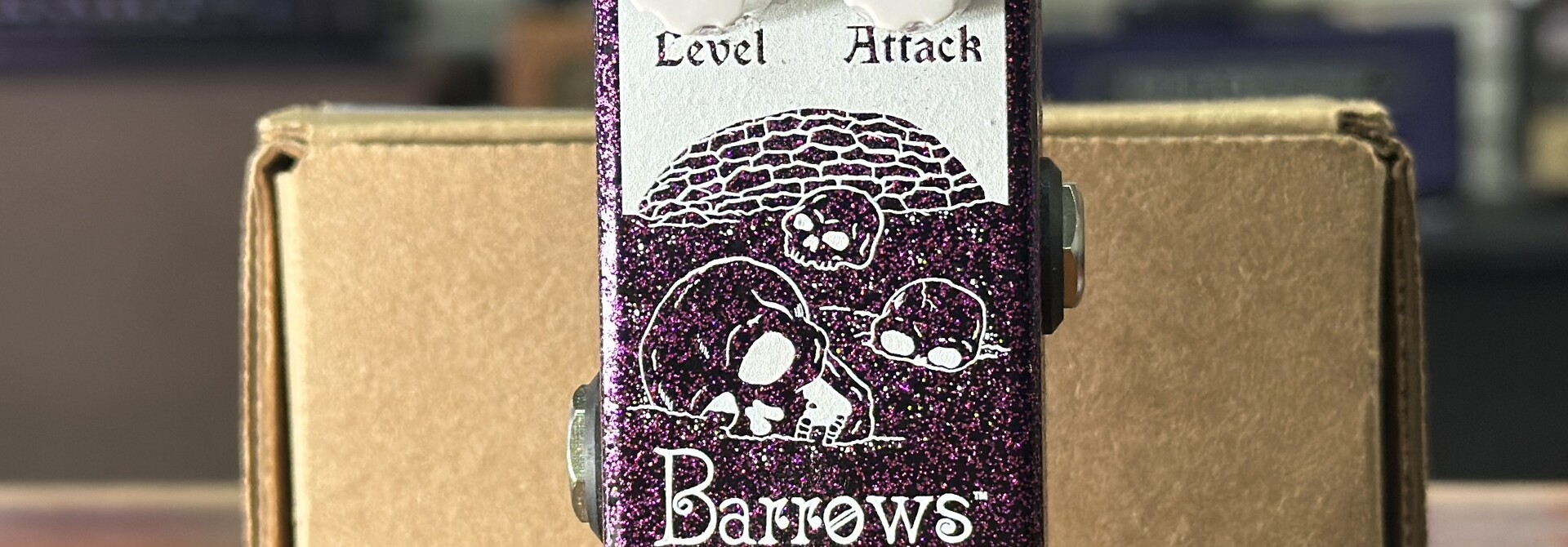 EarthQuaker Devices Barrows Fuzz Attacker - Purple Sparkle