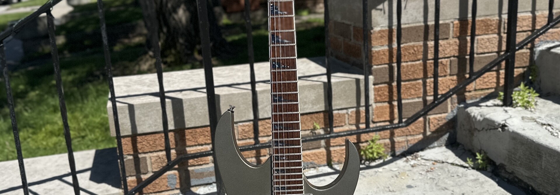Ibanez RG5EX1 - Gray Pewter w/ EMG Pickups