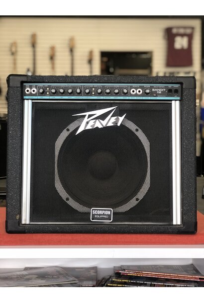 Peavey Bandit 112 (Teal Stripe) w/ Scorpion