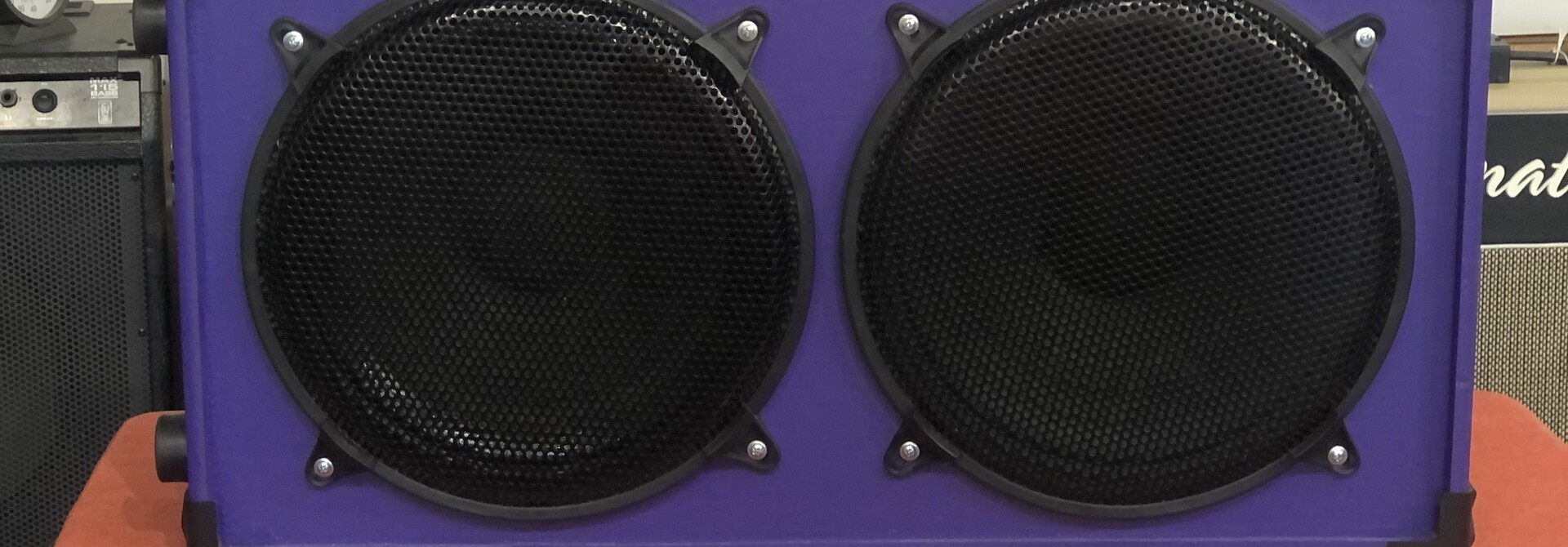 Compact 2x12 Speaker Cabinet (Purple) - 8ohms