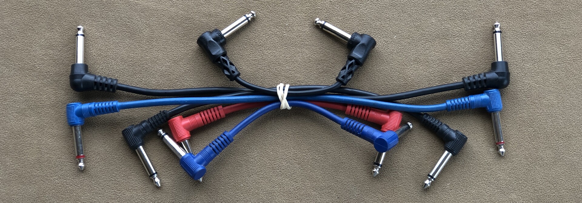 Used Miscellaneous Budget Patch Cables - 6 Pack