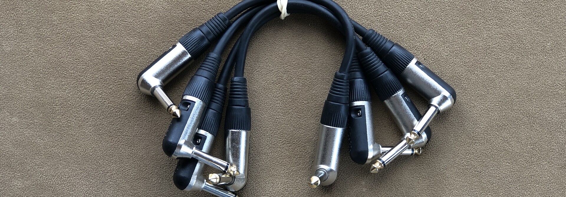 Used Warwick RockCable Patch Cables - 4 Pack