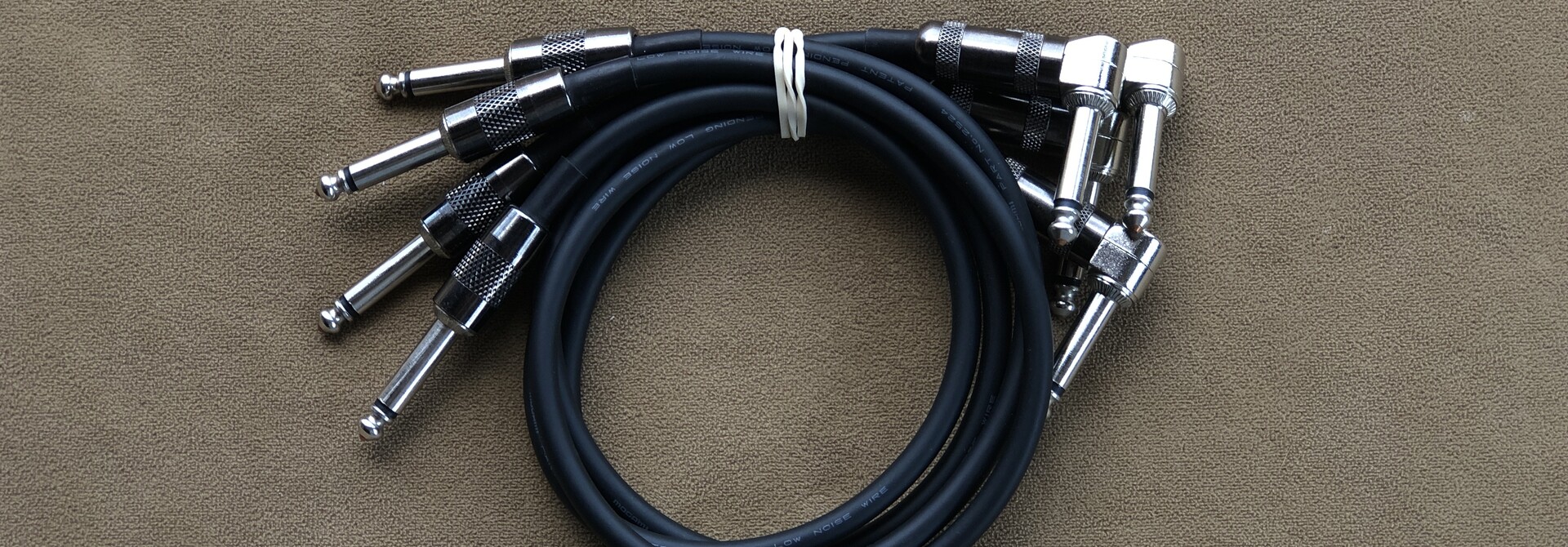 Used G&H/Mogami Patch Cables (Black) - 4 Pack