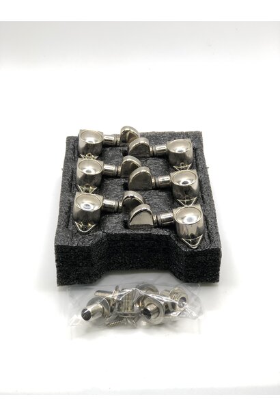 Grover Tuners Rotomatics (102 SERIES) Nickel 3+3
