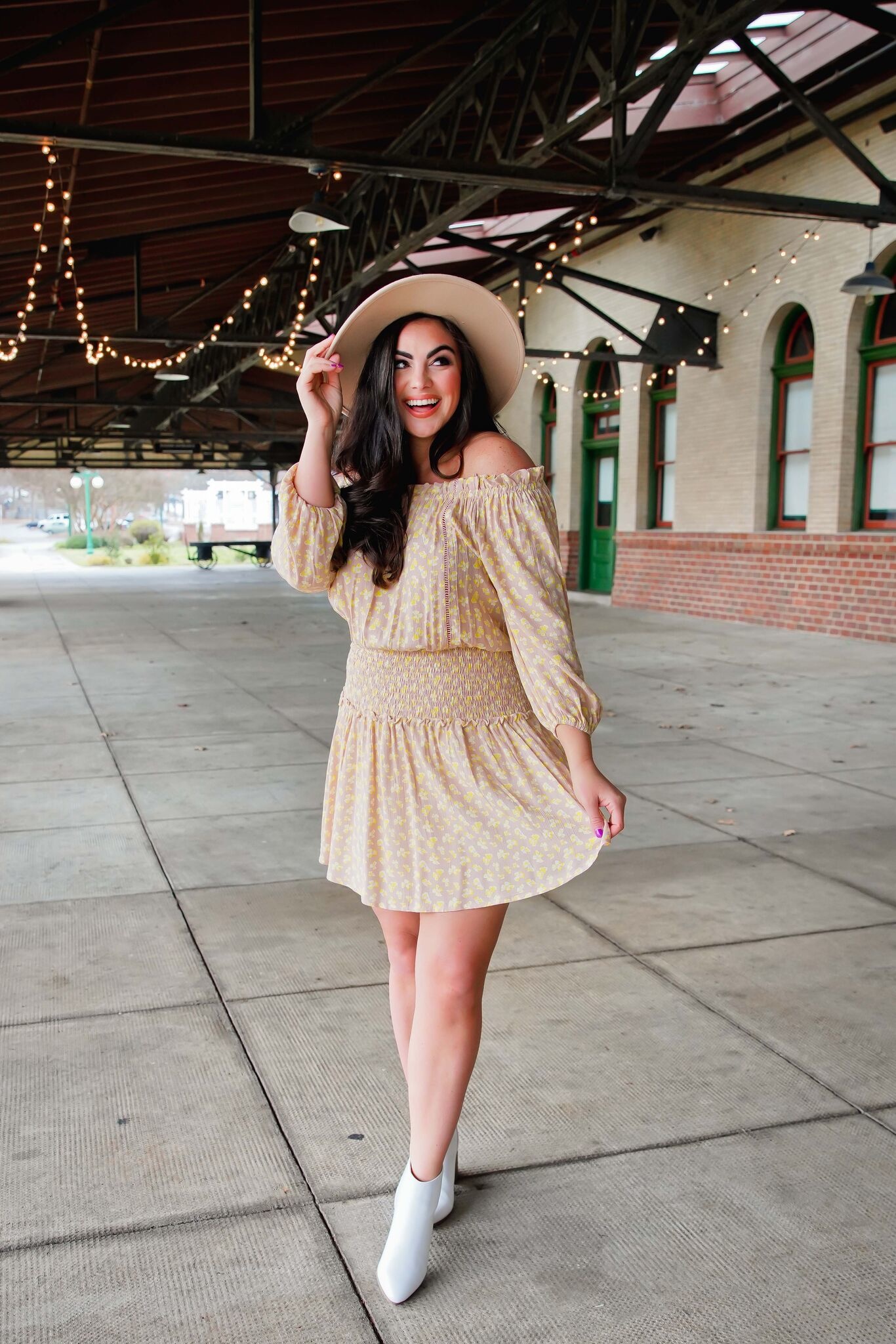 lemon mini dress