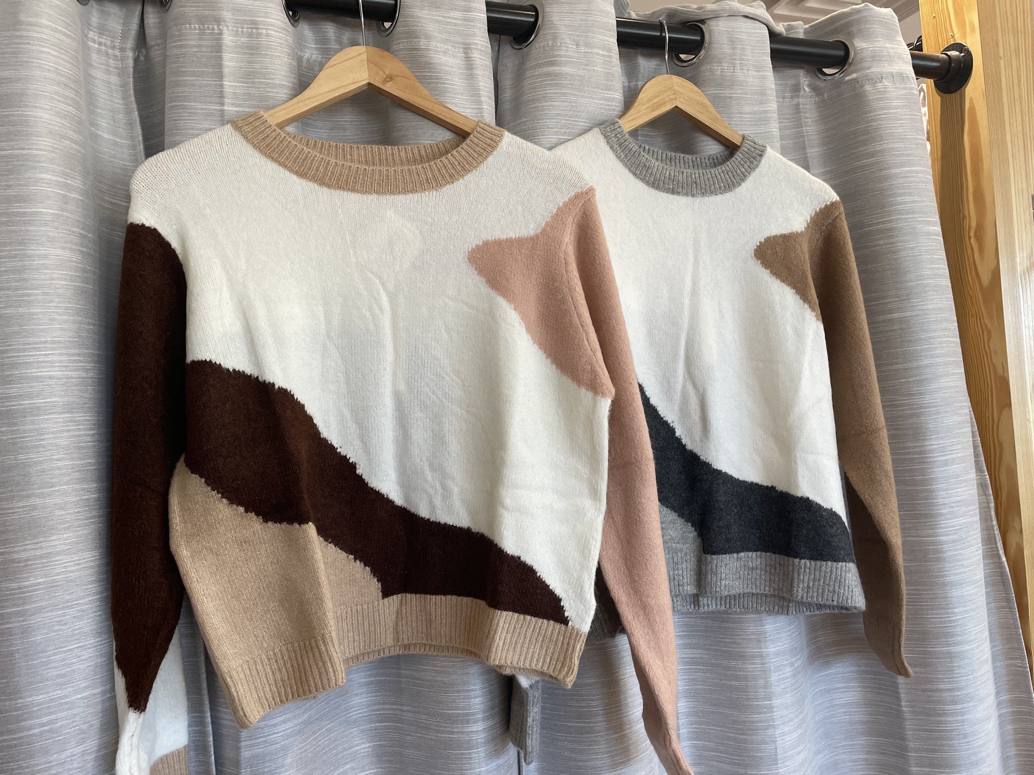 Multi Color-block Sweater