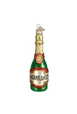 Old World Christmas Champagne Bottle