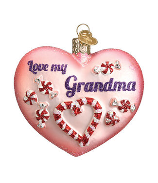 Old World Christmas Grandma Heart