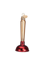 Old World Christmas Toilet Plunger