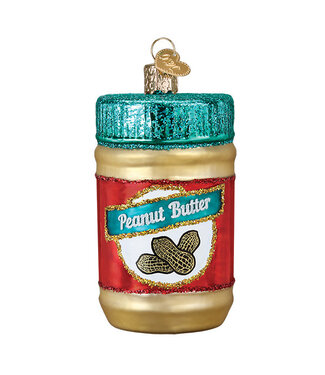 Old World Christmas Jar of Peanut Butter