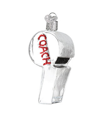 Old World Christmas Coach's Whistle