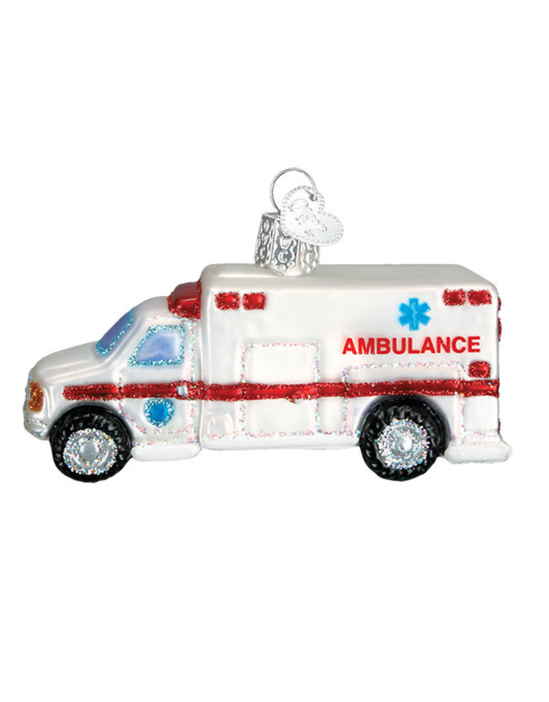 Old World Christmas Ambulance