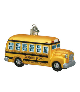 Old World Christmas School Bus