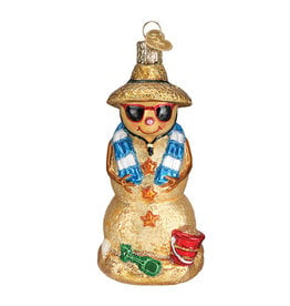 Old World Christmas  Sand Snowman