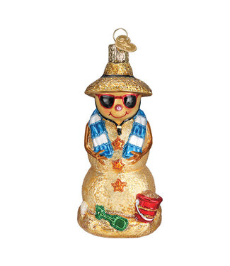 Old World Christmas Sand Snowman