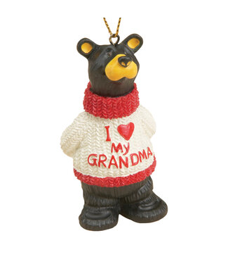 Bearfoots Bearfoots I Love Grandma Ornament