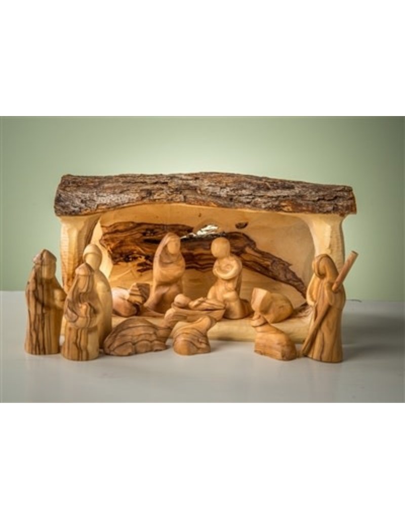 nativity scene stable