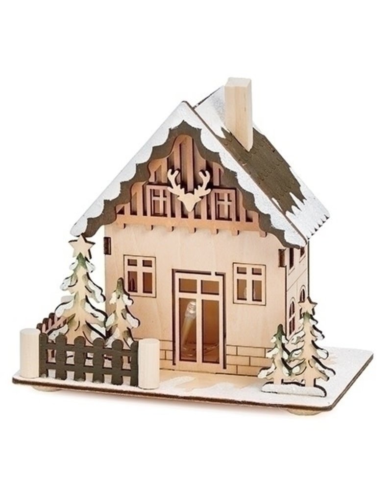 Christmas in estes park Christmas Crafts Lit Antler Cabin - The Spruce House