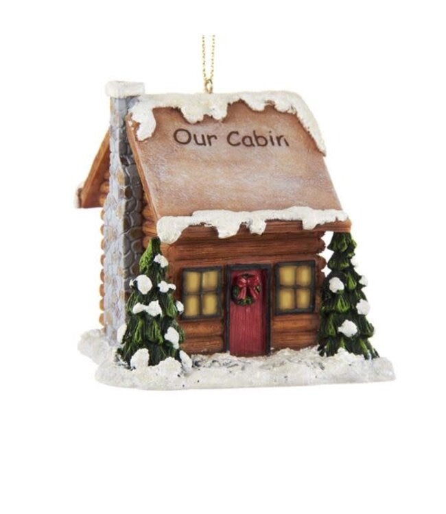 Lit Our Cabin Ornament