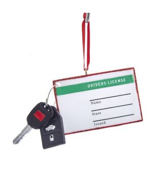 Kurt S. Adler Drivers License with Keys