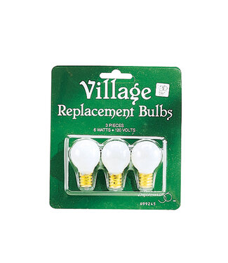 Department 56 Village Replacement Bulbs 120v-Round Set of 3