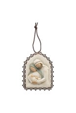 Willow Tree Holy Family Metal Edged Ornament