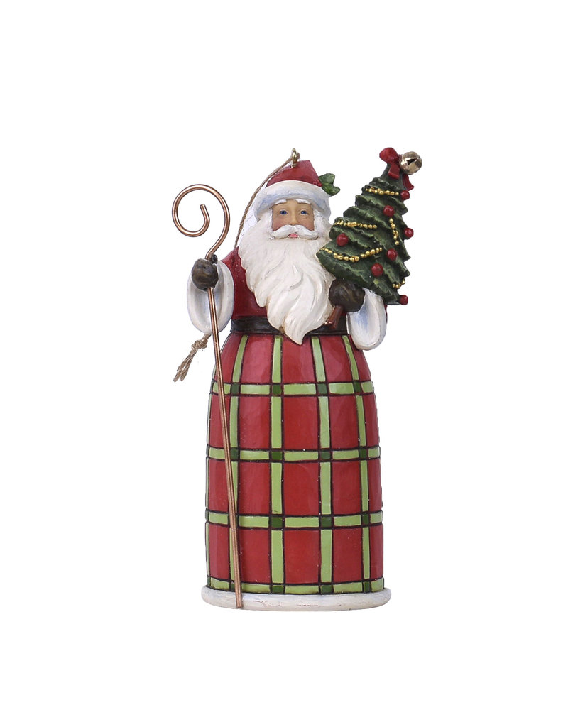 Jim Shore Santa with Tree Ornament