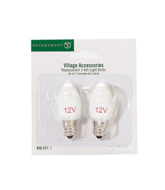 Department 56 Replacement 12V Bulb for Department 56 Village