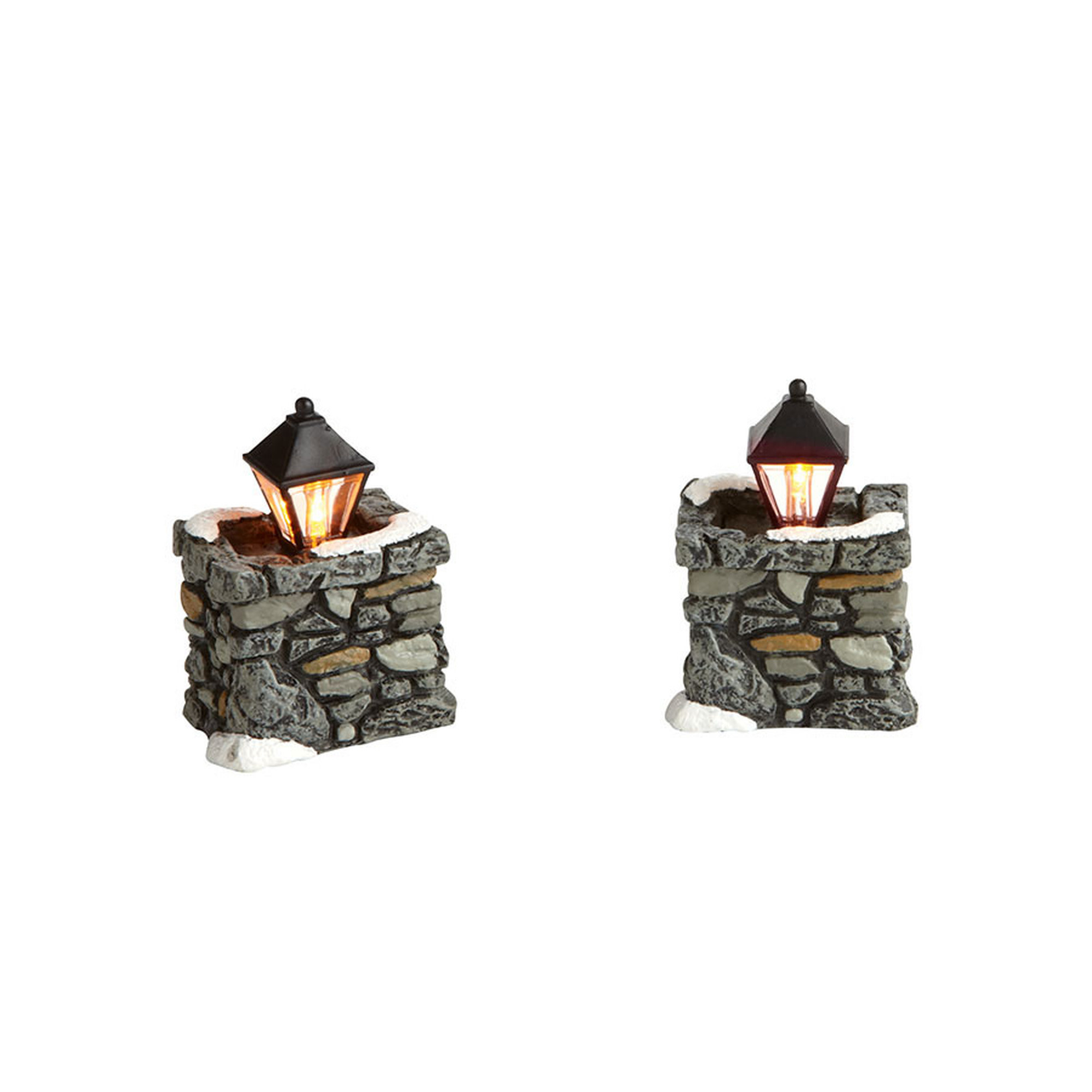 Department 56 Village Limestone Topiary Accessory Figurine Set of 2