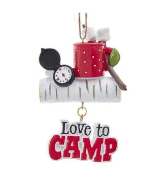 Kurt S. Adler Love to Camp Ornament