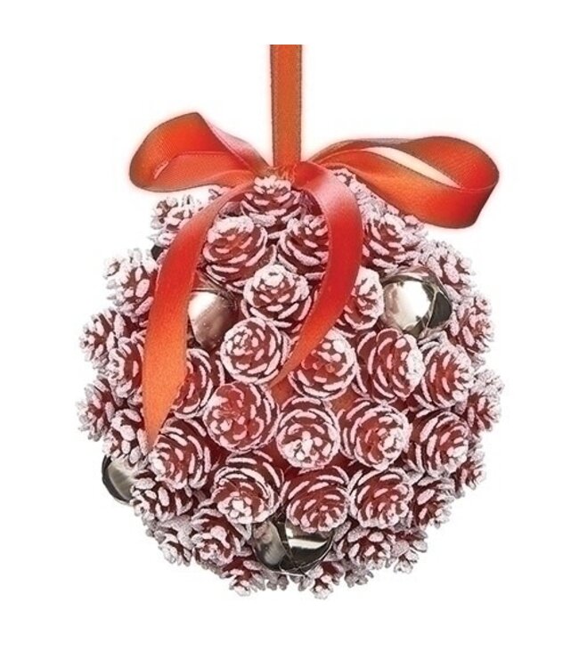 Red Pinecone Ball