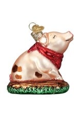 Old World Christmas Piggy in the Puddle