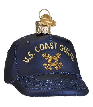 Old World Christmas Coast Guard Cap