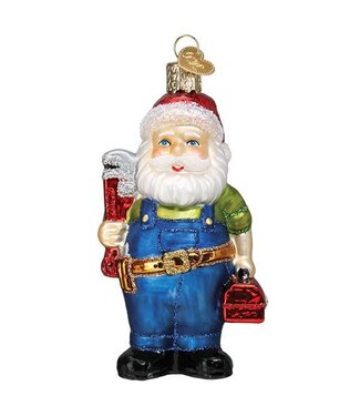 Old World Christmas Handyman Santa