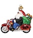 Old World Christmas Biker Santa