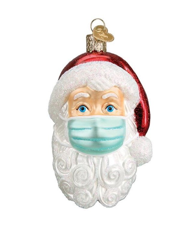 Santa with Face Mask