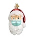 Old World Christmas Santa with Face Mask