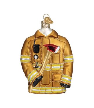 Old World Christmas Firefighter's Coat
