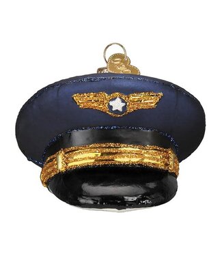 Old World Christmas Pilot's Cap