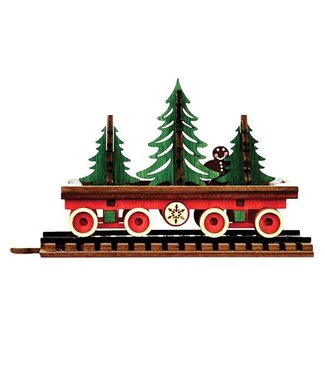 Old World Christmas Santa's North Pole Express Flat Car