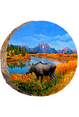 Fall Moose at Lake