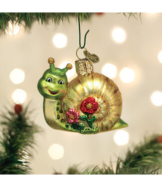 Old World Christmas Smiley Snail
