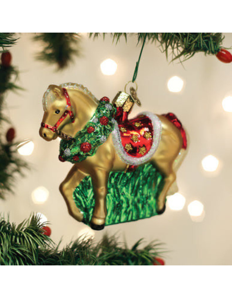 Horse With Wreath
