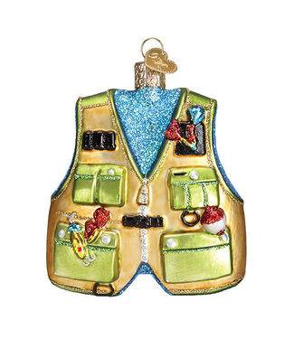 Old World Christmas Fishing Vest